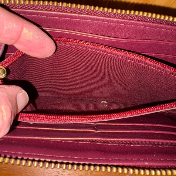 Fossil Emerson Zip wallet maroon - Picture 7 of 11